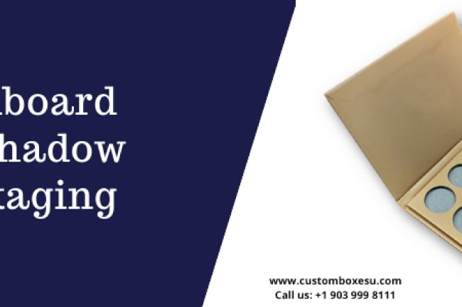 Cardboard eyeshadow packaging with unique designs