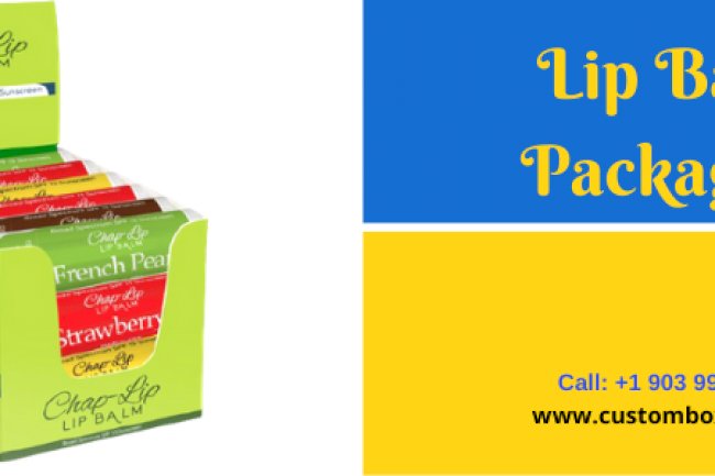 Lip balm packaging Printed logo & Design in Texas