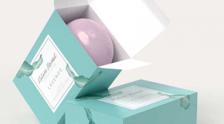 Custom soap box with window available in USA