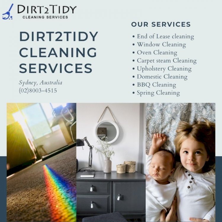 End of lease cleaning Sydney - Dirt2tidy