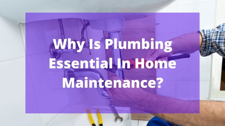 Why Is Plumbing Essential In Home Maintenance?
